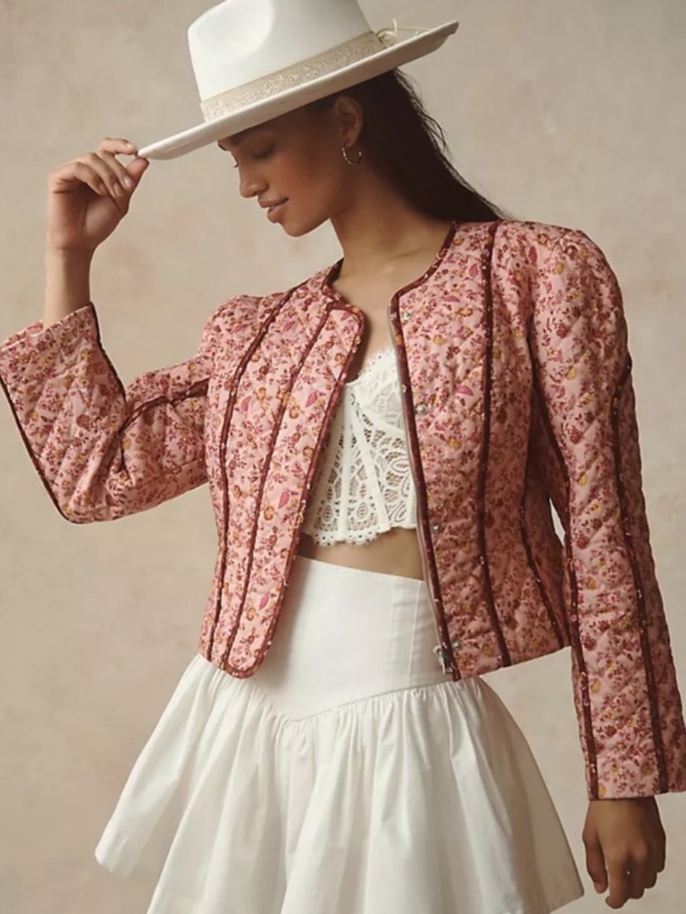 Anthropologie Avec Les Filles Quilted Jacket